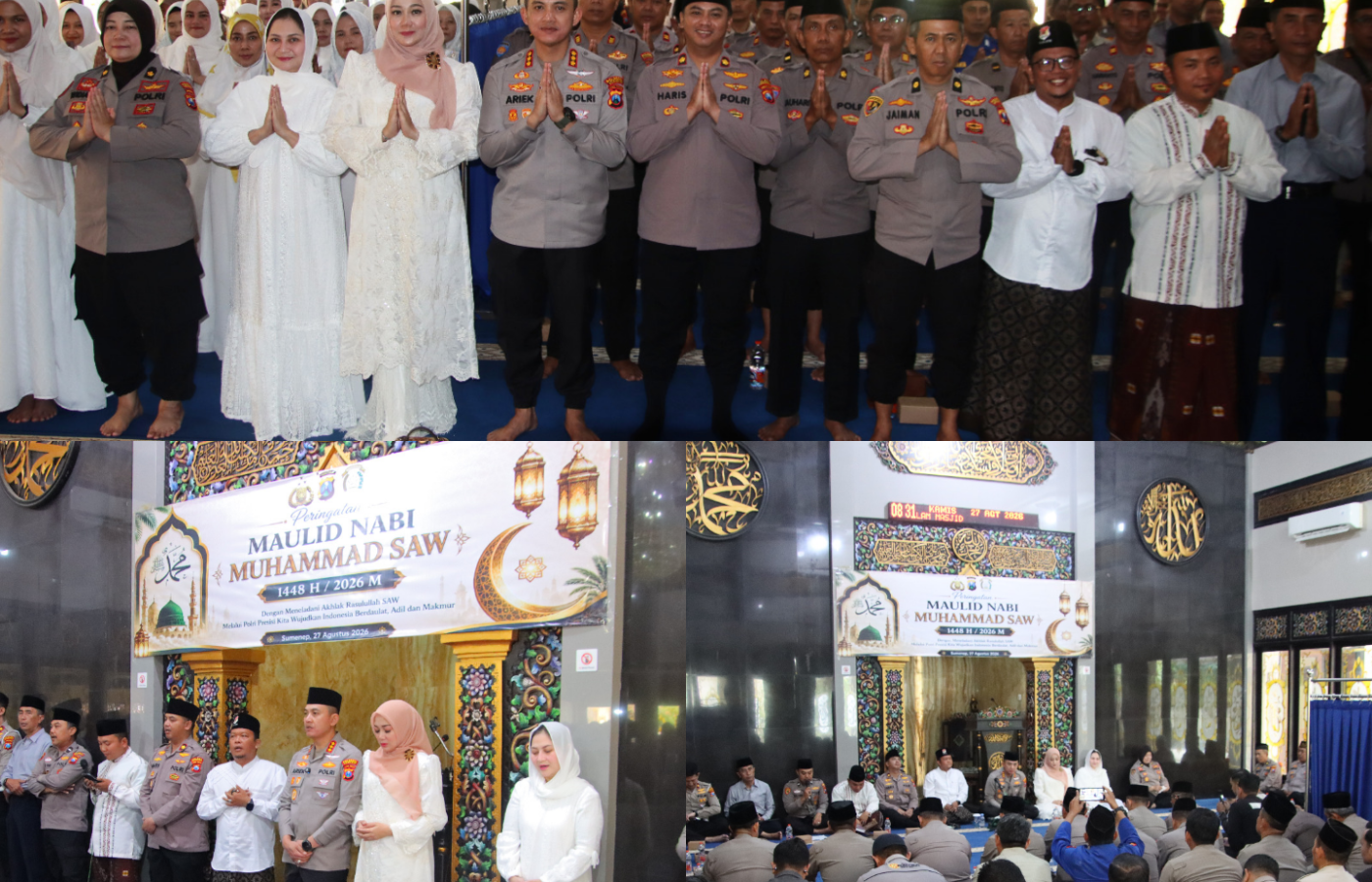 Kapolresta Sumenep Ajak Personel Teladani Akhlak Rasulullah pada Peringatan Maulid Nabi 1448 H